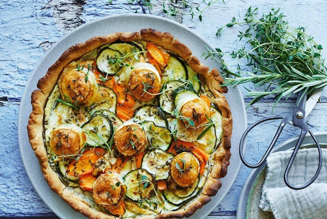 Groentsagstaerte med selleri