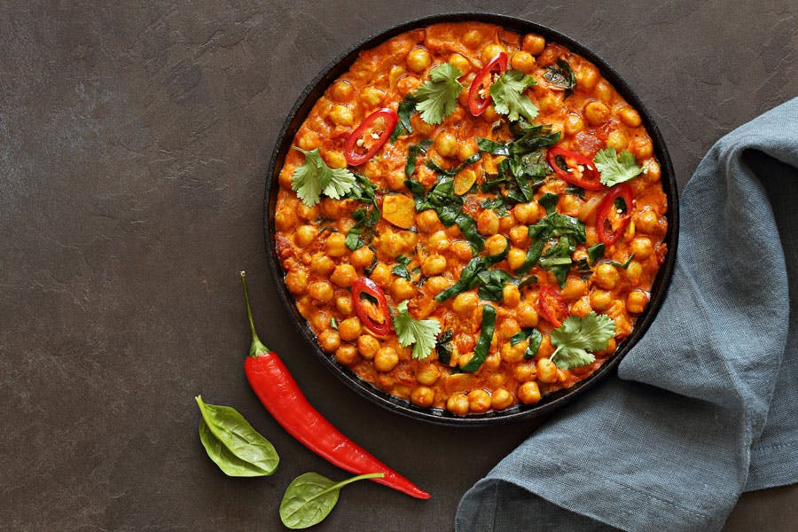 Gryderet med kikærter