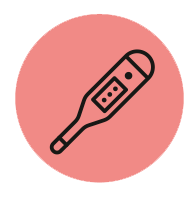 Onko sinulla muita oireita, kuten kuumetta, kutinaa, kirvelyä tai kipuja?