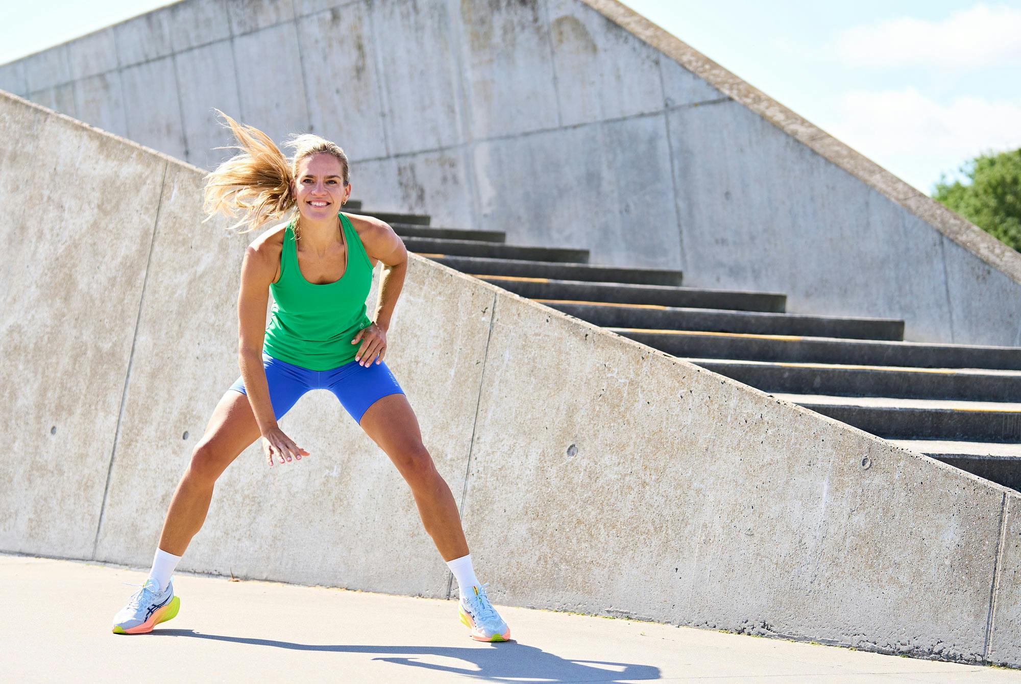 Kvinne som begynner på et HIIT-program
