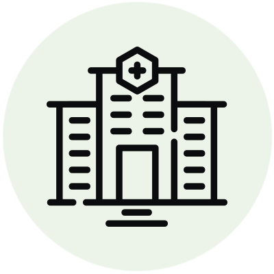 Illustration af hospital