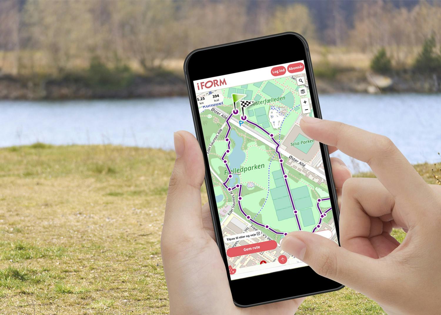 Tegn og mål din løberute, cykelrute eller vandrerute med I FORMs ruteplanner.