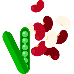 DASH-grafikk for belgfrukter