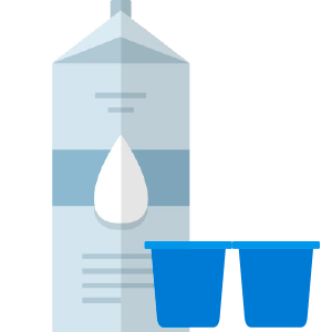 Grafikk meieriprodukter DASH