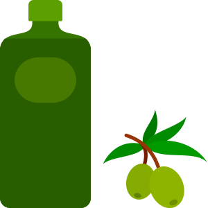 Grafikk vegetabilsk olje olivenolje, DASH