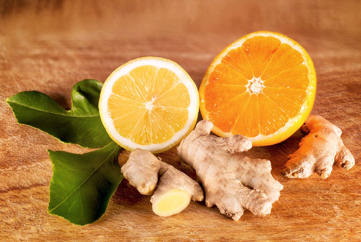 Appelsin er godt til ingefærshot