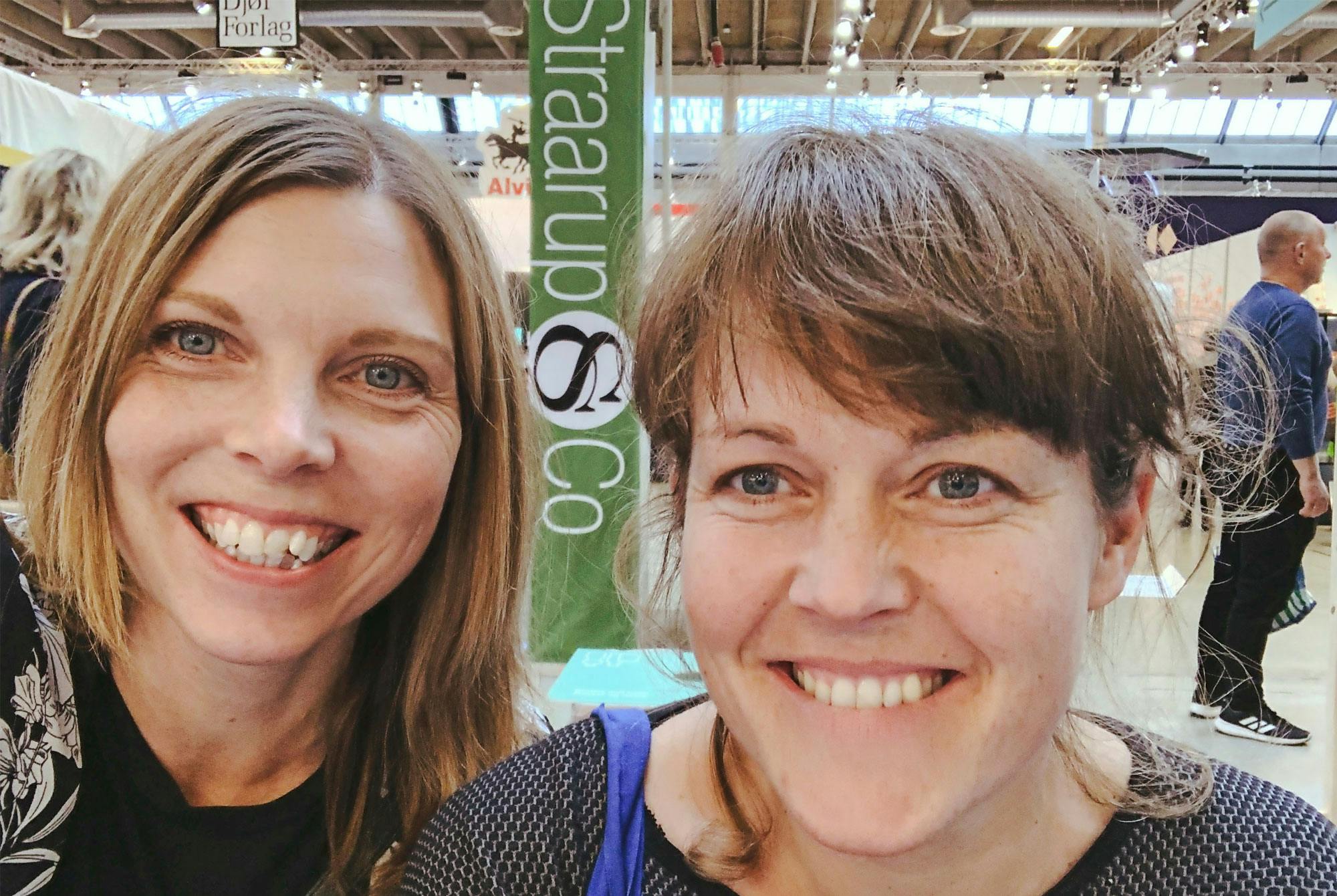 Jeanette och Line tränar tillsammans