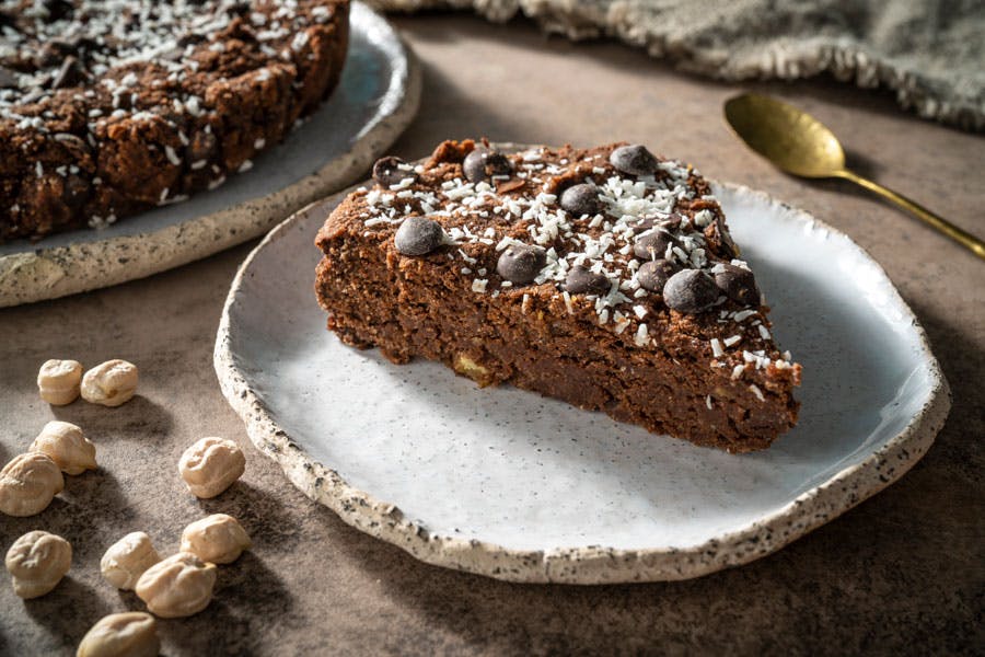 Kage lavet med kikærter