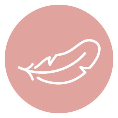 Grafik med fjäder - kalorisnålt