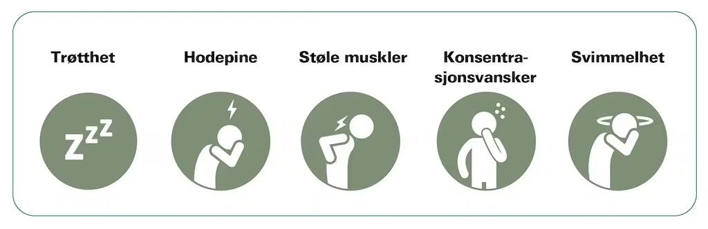 Symptomer på ketoinfluensa