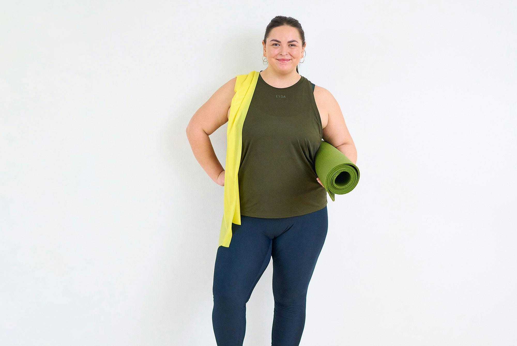 Overvektig kvinne skal begynne med styrketrening
