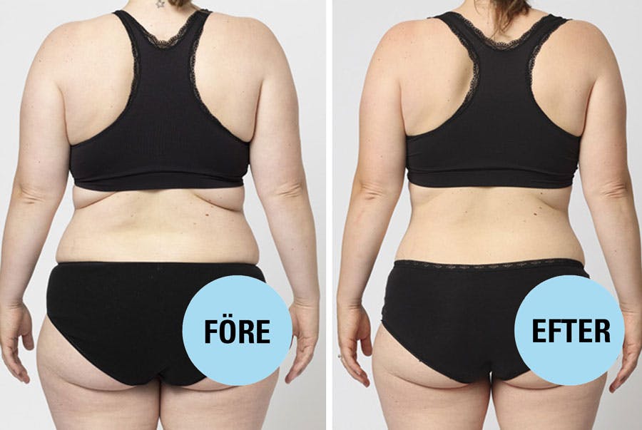 Kostplan erfaringer – Maya før og efter 6 uger på I FORMs kostplan