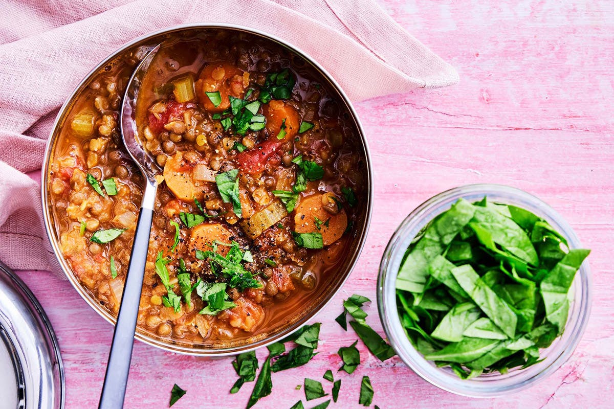 Linsesuppe – til I FORMs middelhavskost-kostplan