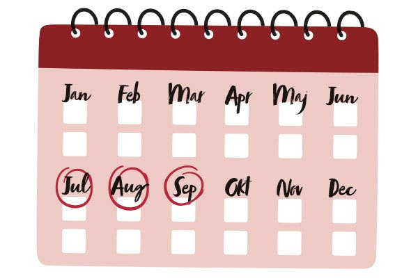 På våre breddegrader har de rubinrøde bærene kort sesong, så pass på!