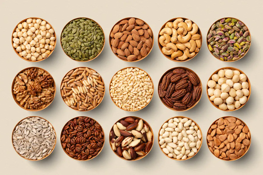 Nødder, frø og kerner