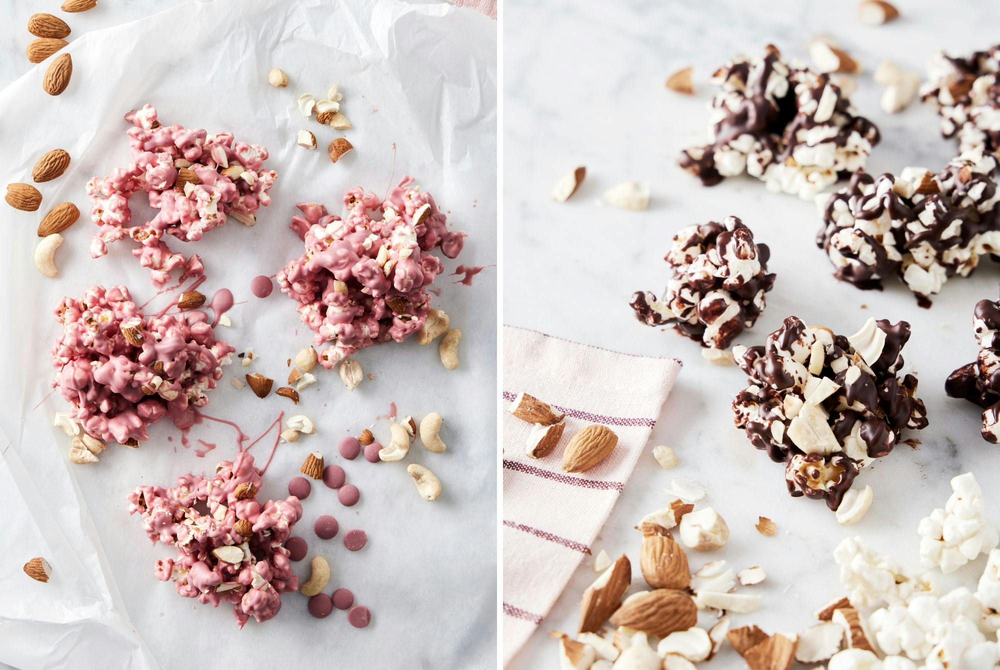 Popcorn de luxe i gryde