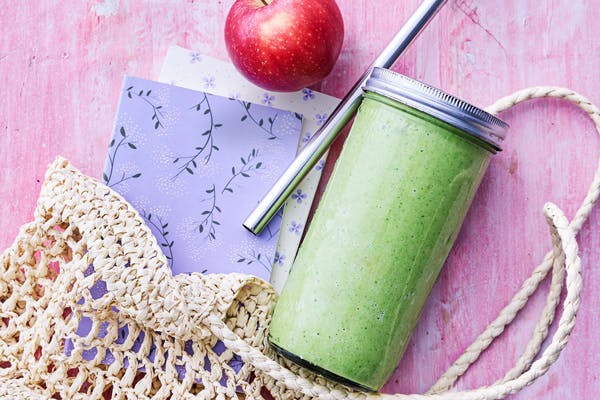Vihreä proteiinismoothie