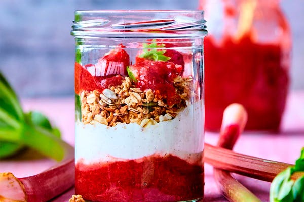 Rabarbertrifli till frukost