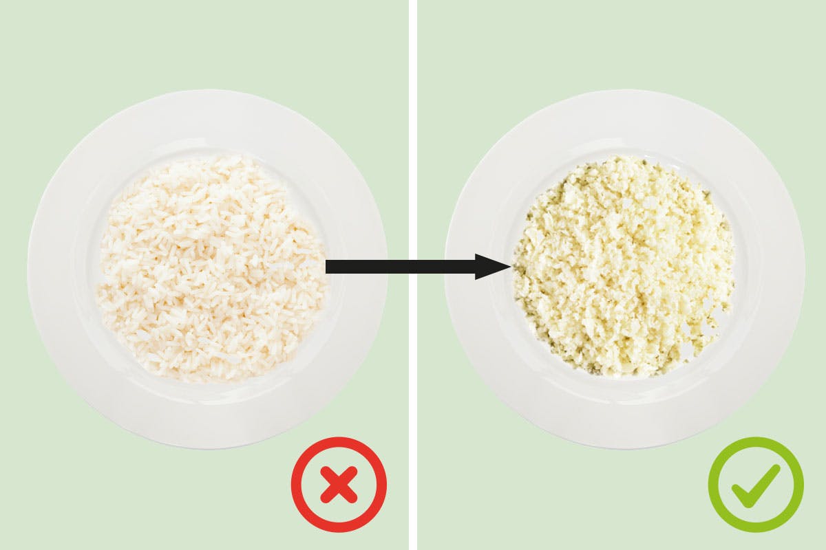 Byttehandel: Vanlig ris og blomkålris