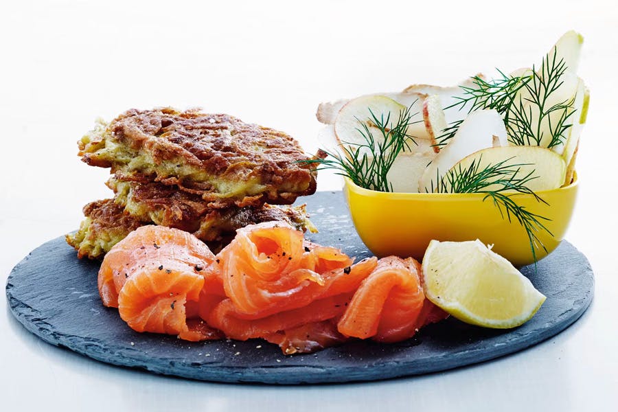 Røsti med laks