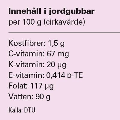 Jordgubbar näringsinnehåll