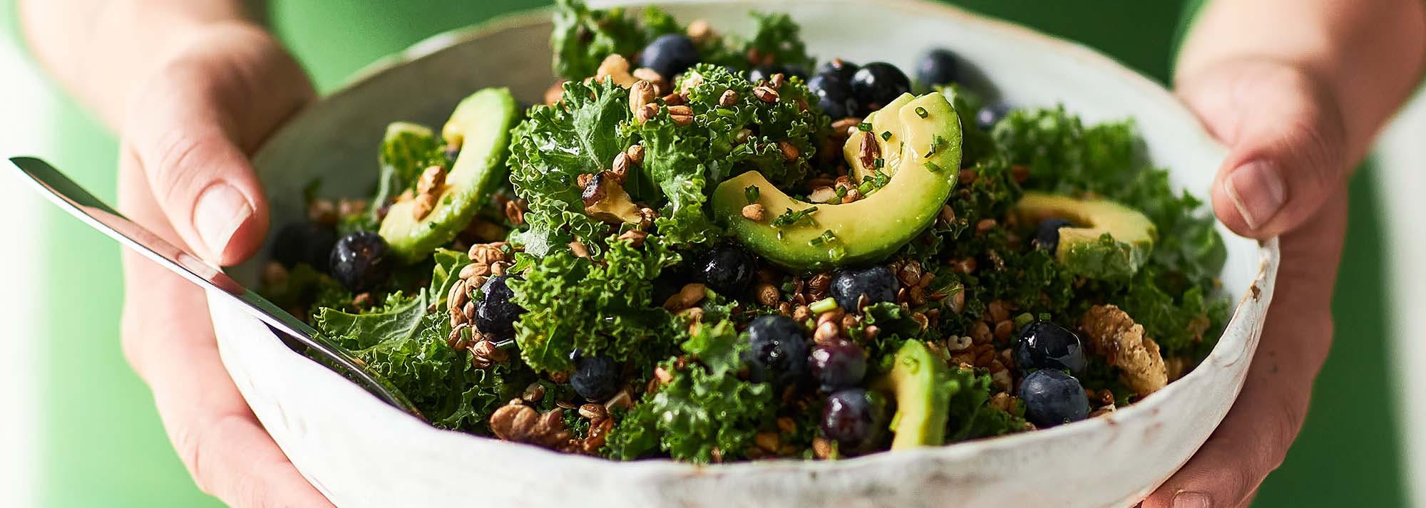 Grønkålssalat til hjemmelavet burger