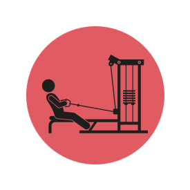 Tegning af seated rows