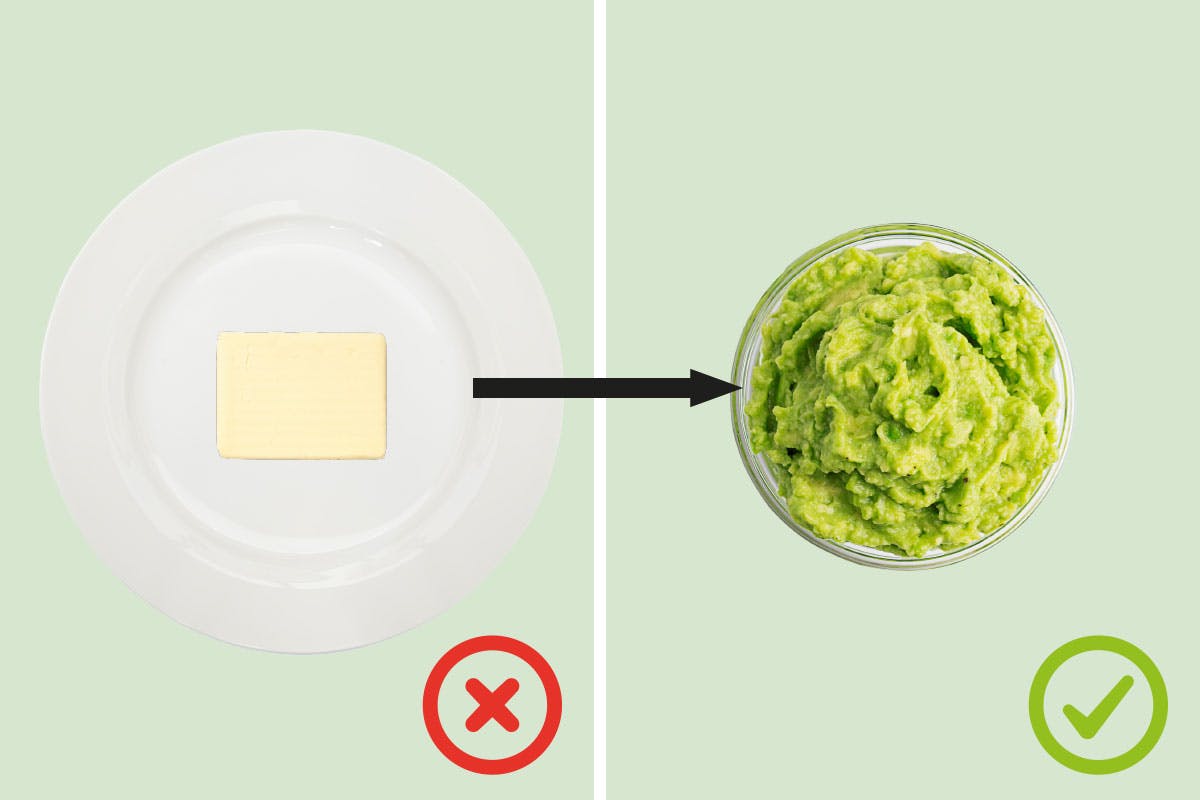 Byttehandel: smør og avokado