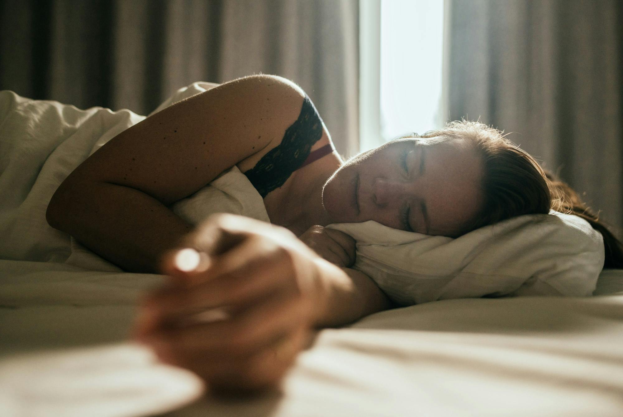 Kvinne som sover