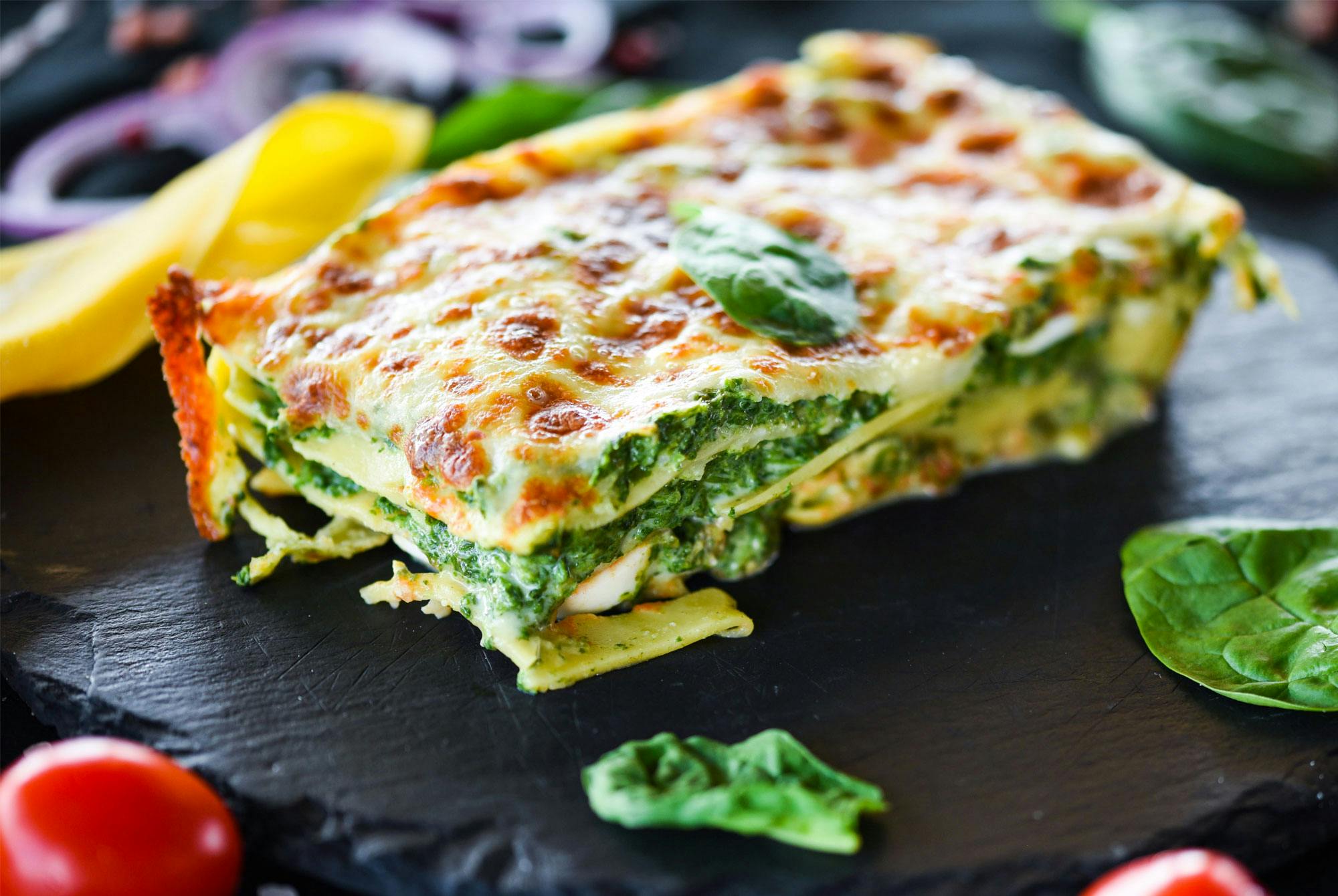 Spenatlasagne