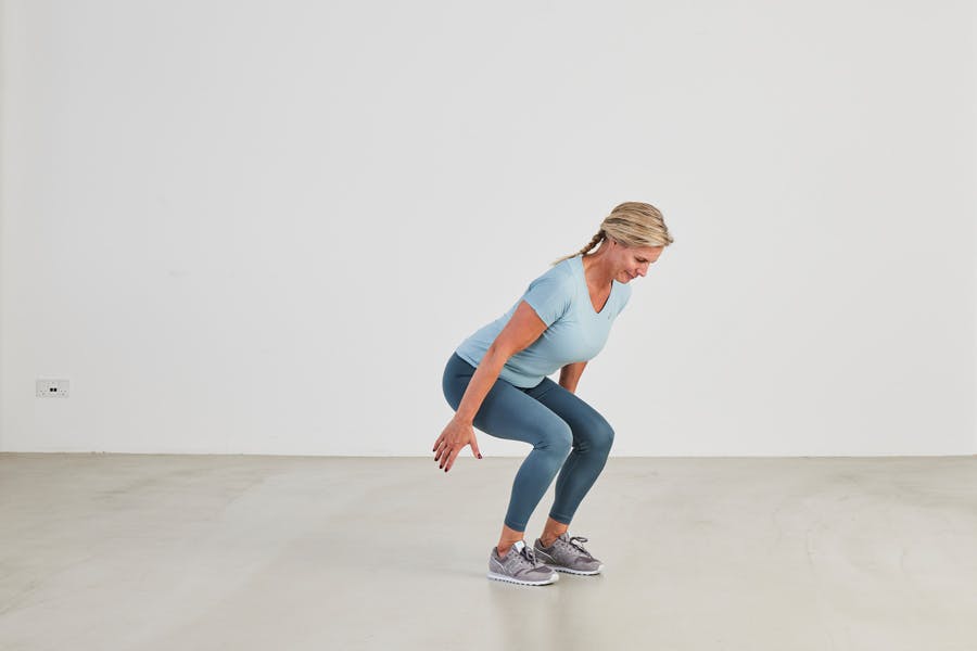 Övning, jump squat 1