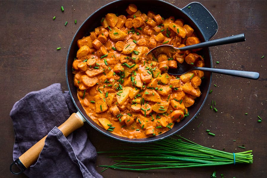 Korvgryta med palsternacka