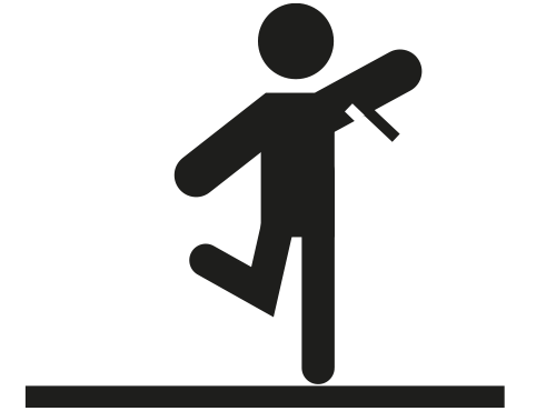 Illustration, borsta tänder postural träning