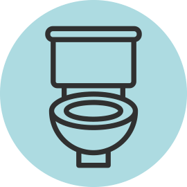 Ikon med toilet