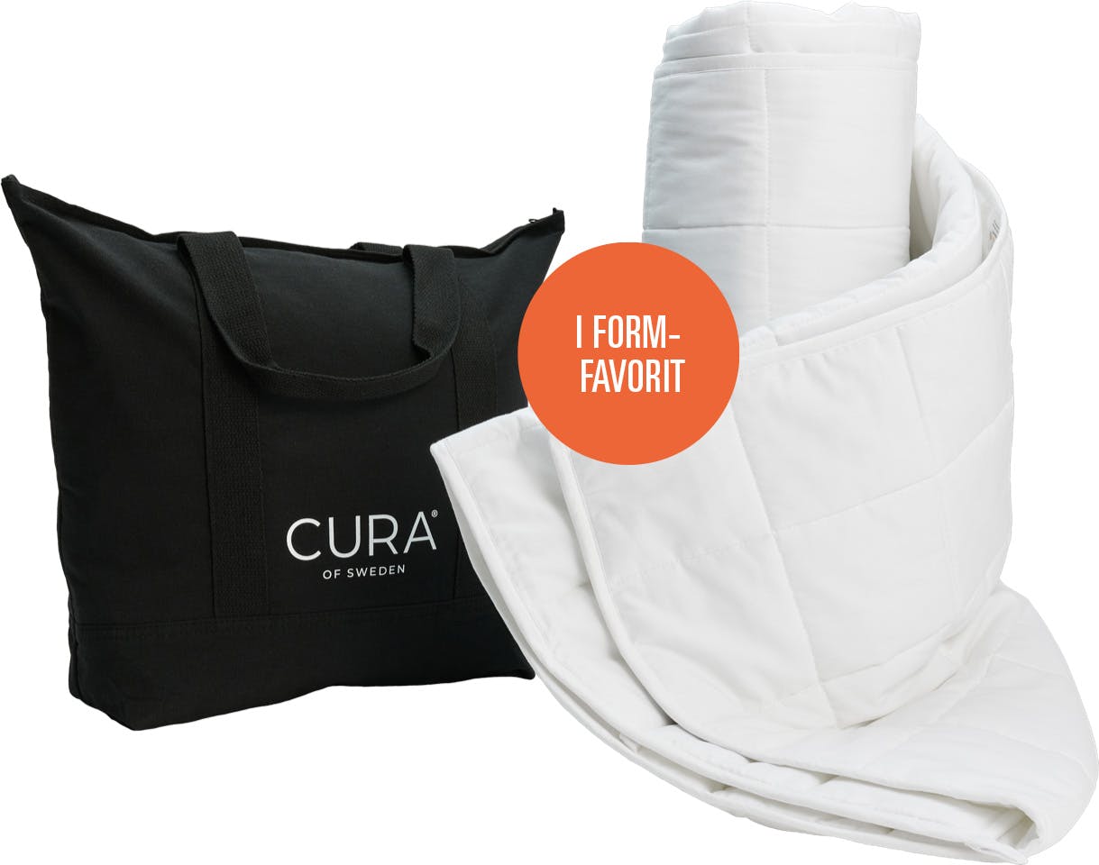 Produktfoto av tyngdtäcke från Cura of Sweden