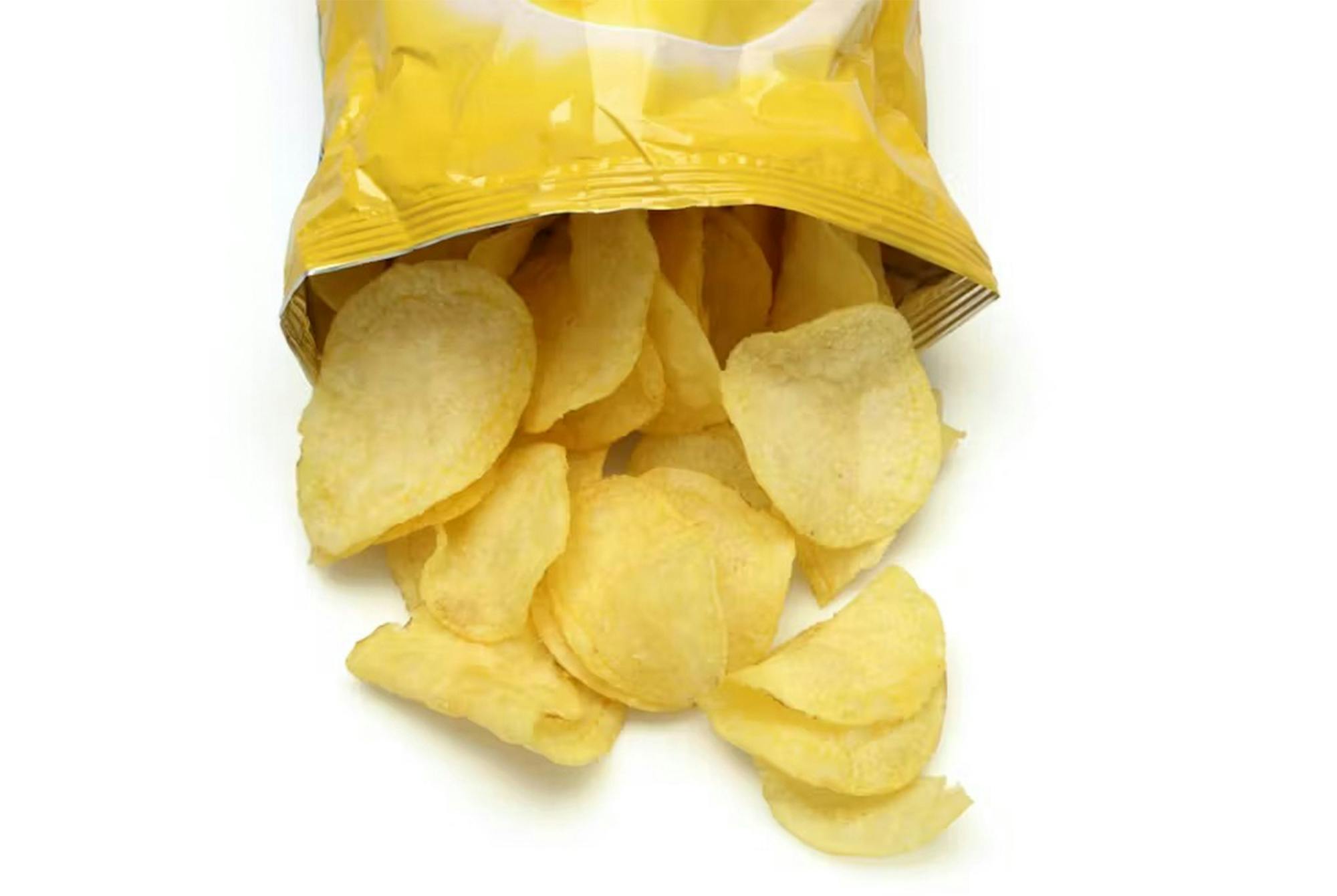 Ultraforarbejdet mad liste chips