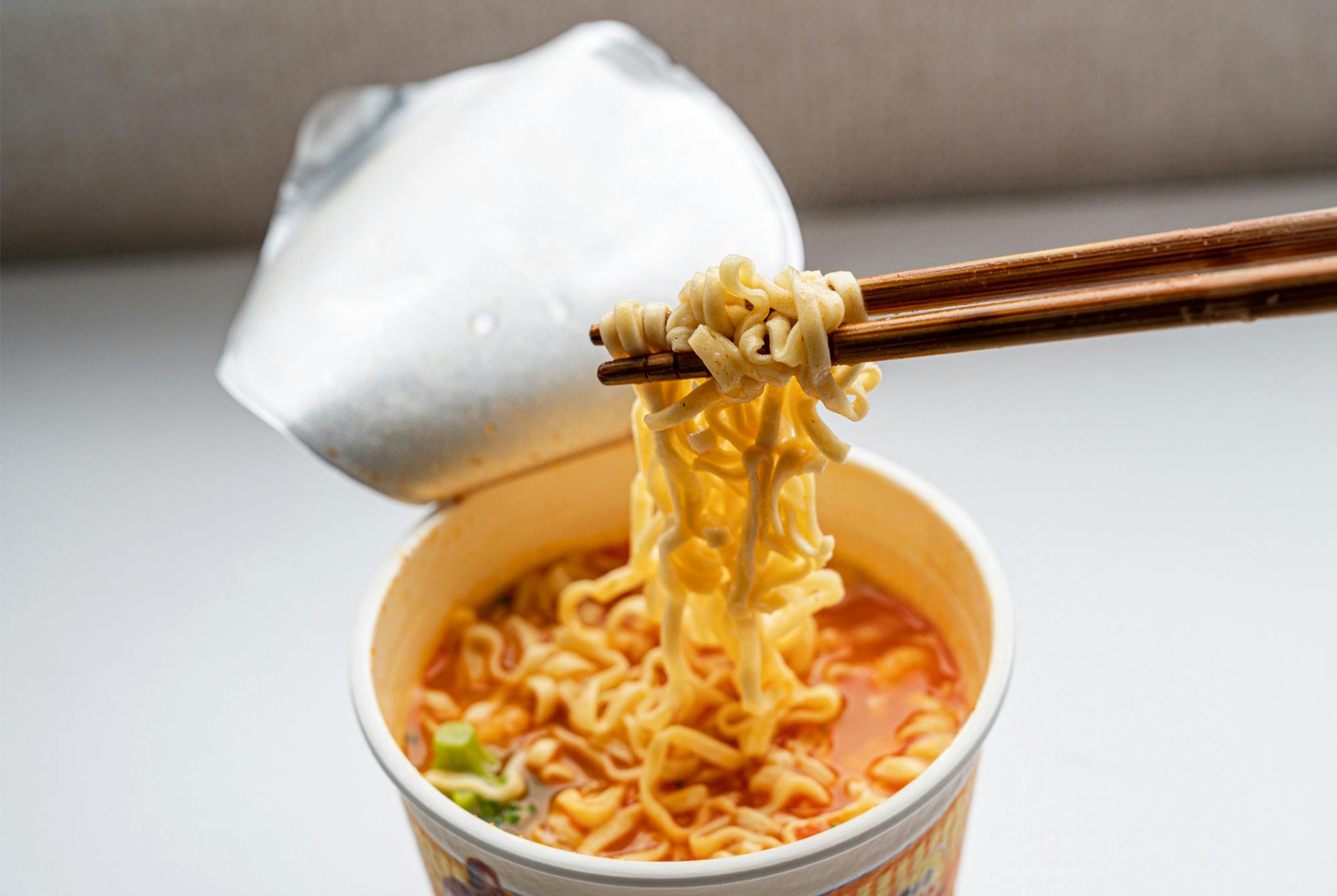 Ultraforarbejdet mad liste kopnudler