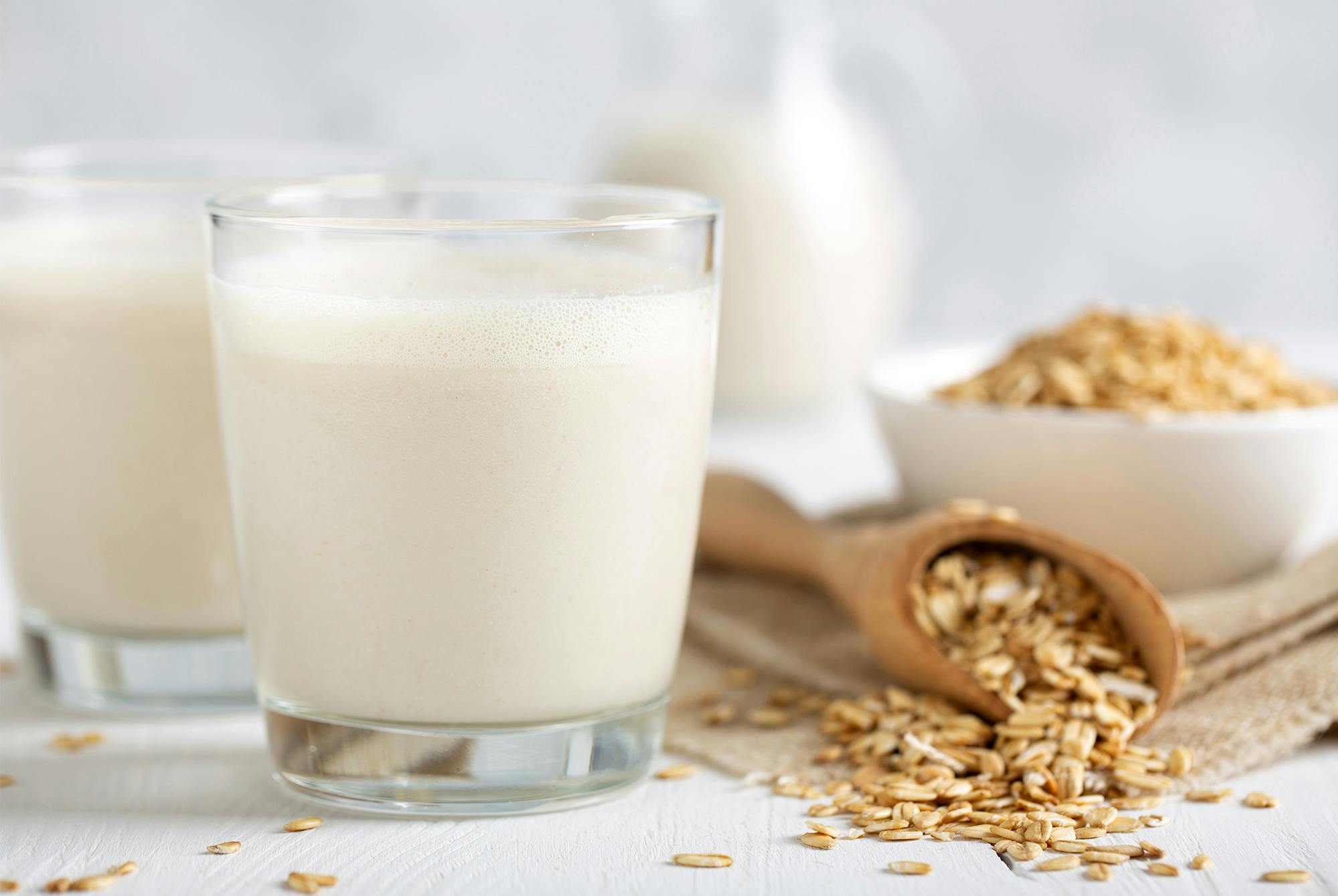 Ultraforarbejdet mad liste plantebaseret mælk