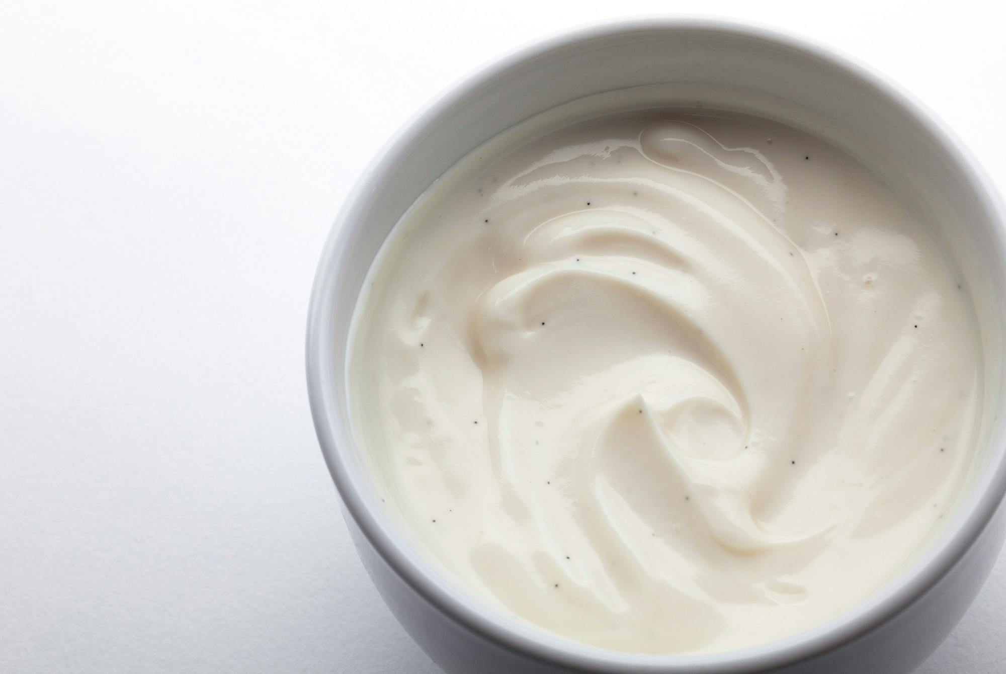 Ultraforarbejdet mad liste skyr med vanilje