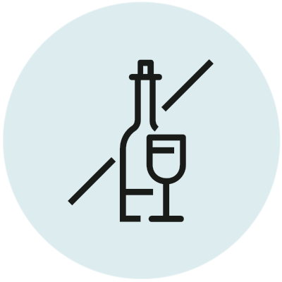 illustrasjon av ingen alkohol – RLS