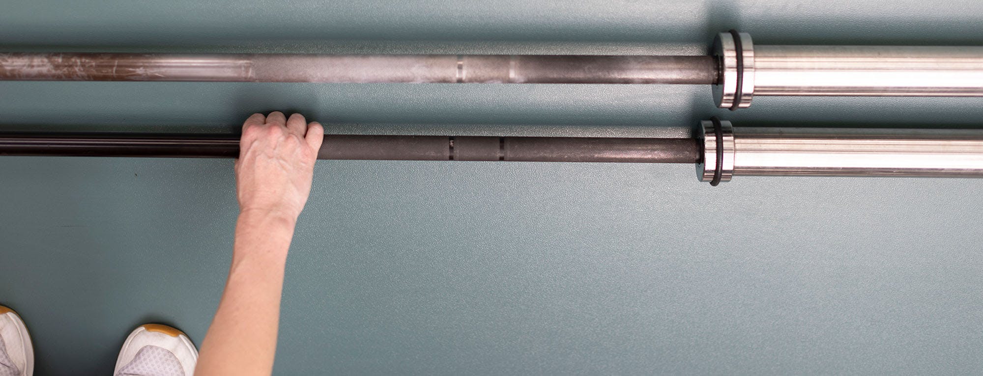 Vægtstang omkreds – vælg evt. den tynde til dødløft