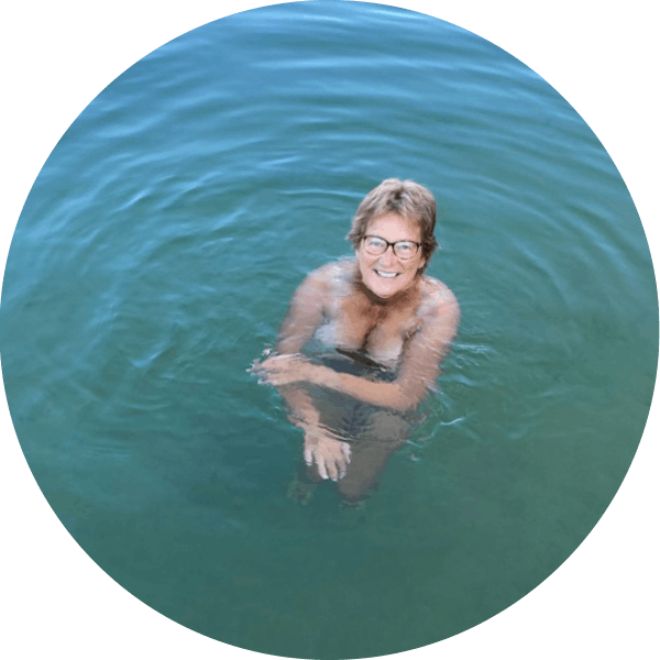 Grethe er vinterbader