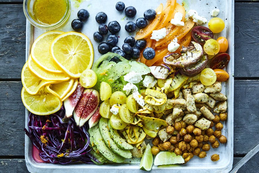 Vintersalat med kylling