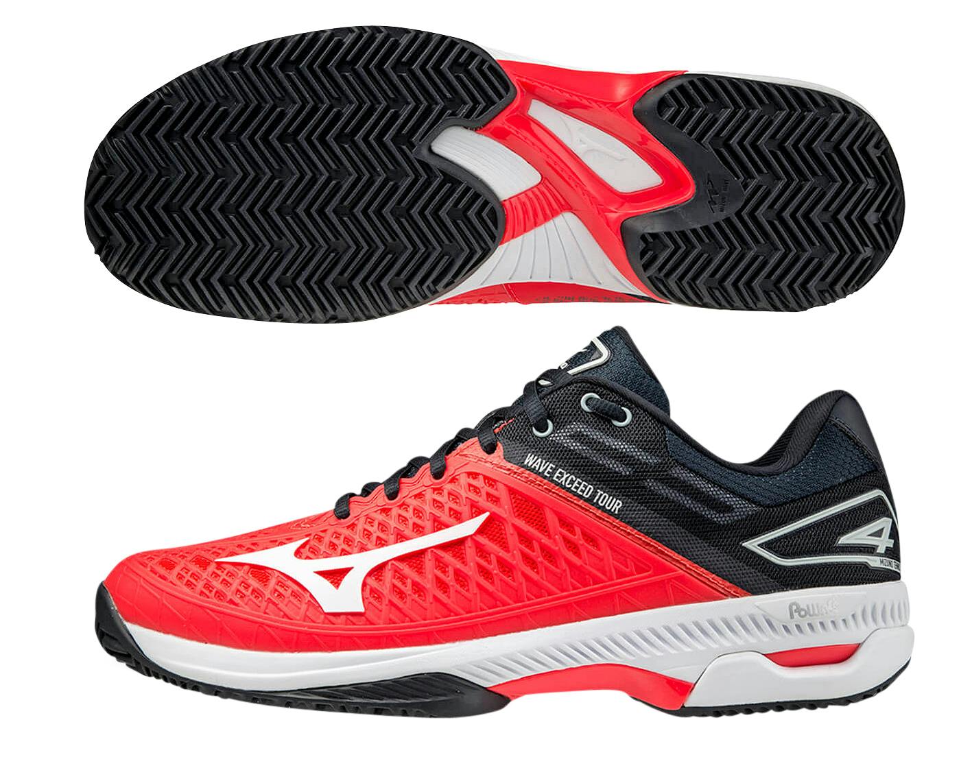 De beste skoene til padel i røde og svarte farger