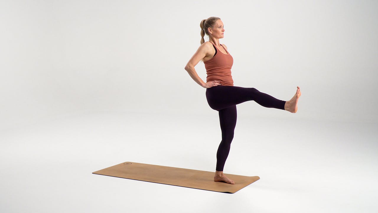 Balansera på ett ben