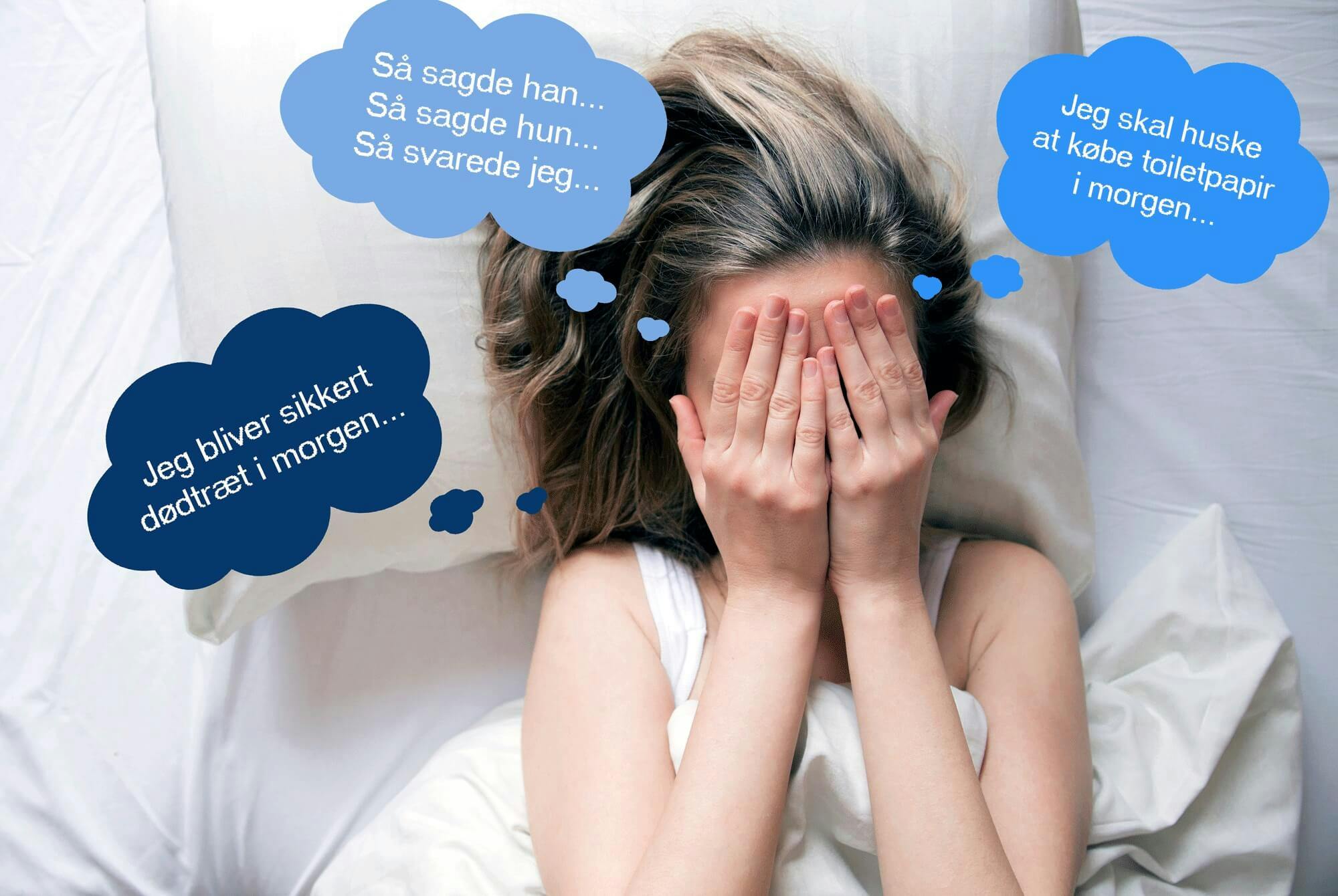 Kvinde med tankemylder