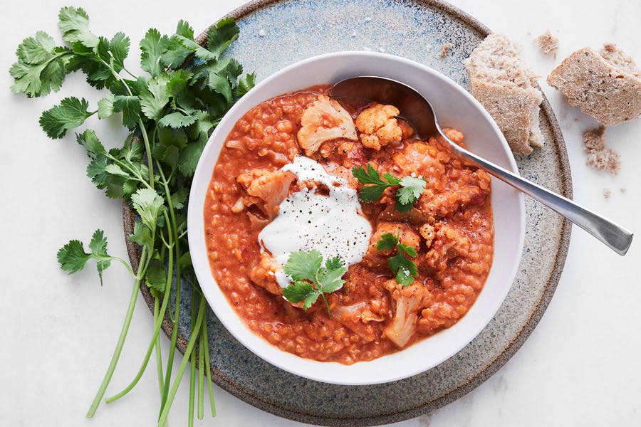 Kukkakaali-linssicurry.