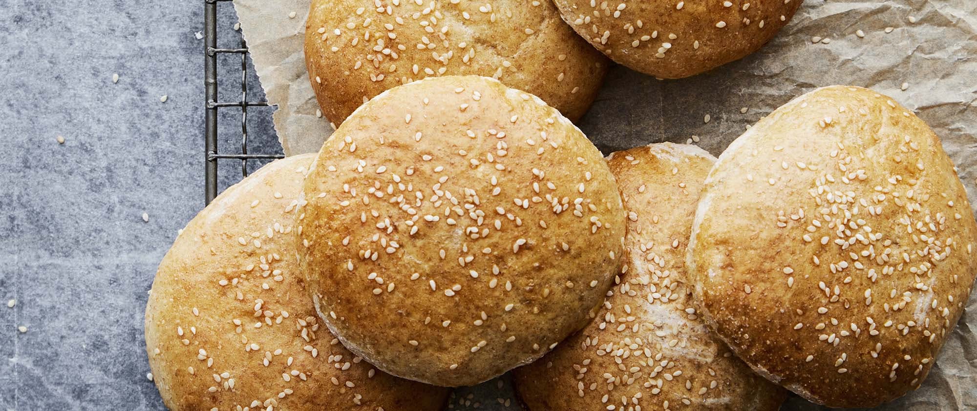 Hjemmelavet burger boller