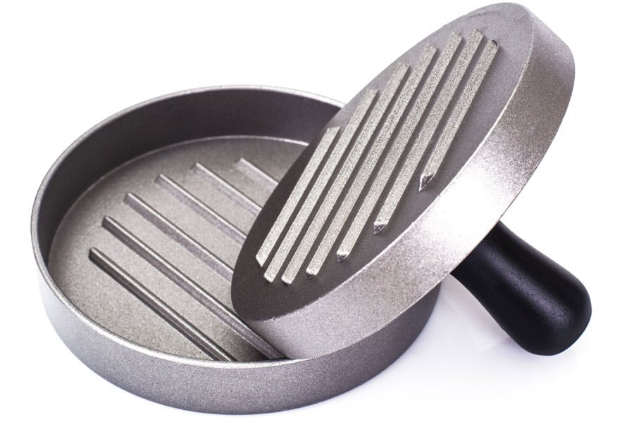 Presser til hjemmelavet burger-bøf