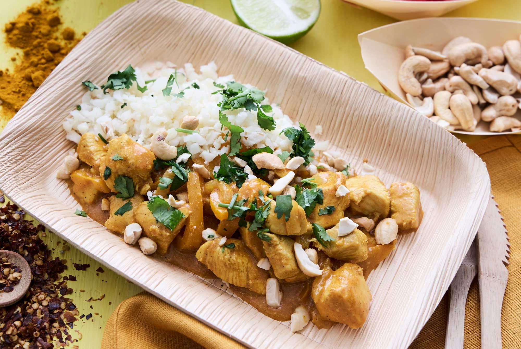 keto Indisk chicken korma